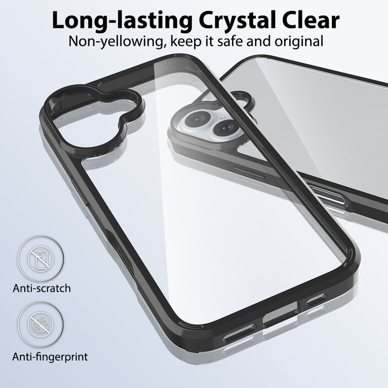 Coque mate translucide pour iPhone 16 Coque mate translucide pour iPhone 16
